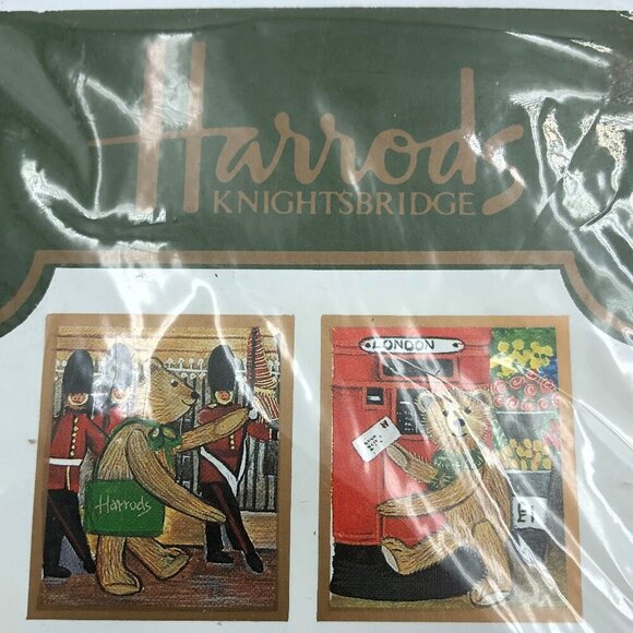 Harrods Knightsbridge Teddy Bear Shopping Pad - Picture 2 of 5